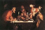 Abraham Bloemaert The Emmaus Disciples Spain oil painting artist